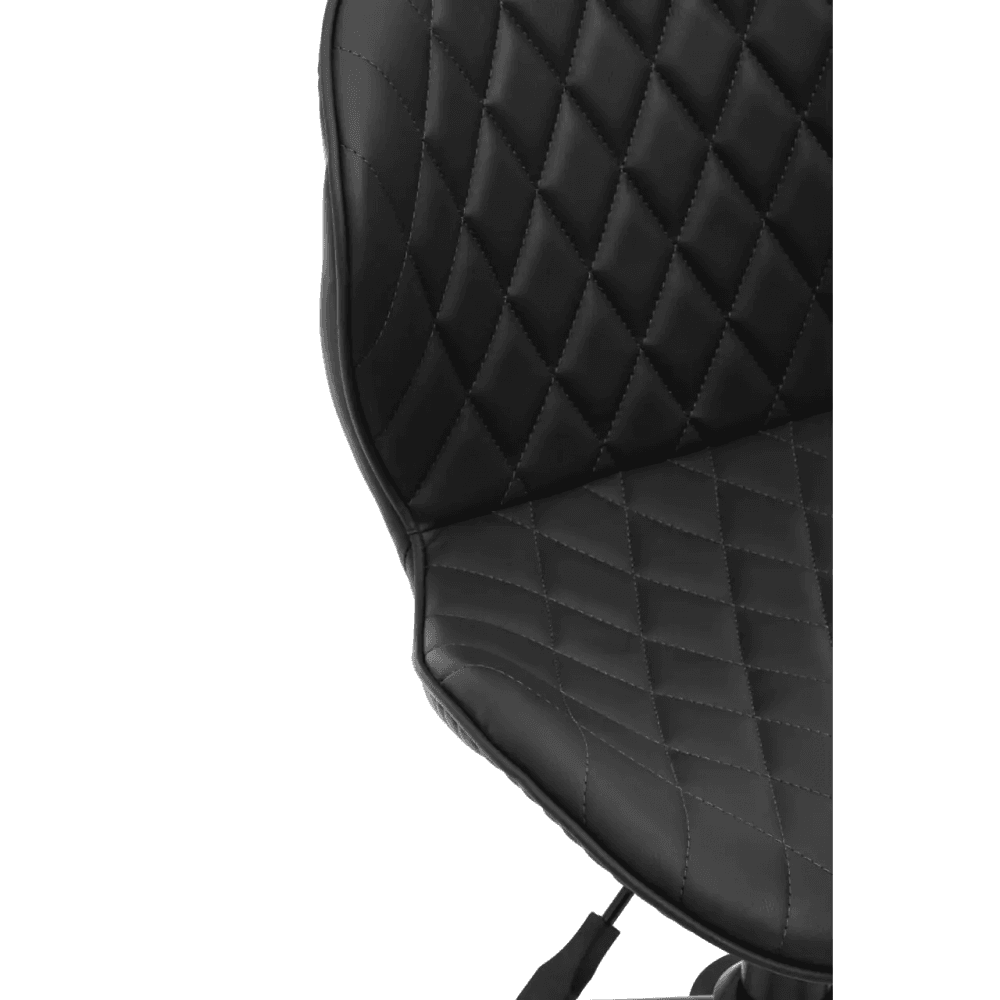 Metro Black Armless Home Office Chair