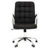 Metro Black Tufted Home Office Chair