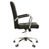 Metro Black Tufted Home Office Chair