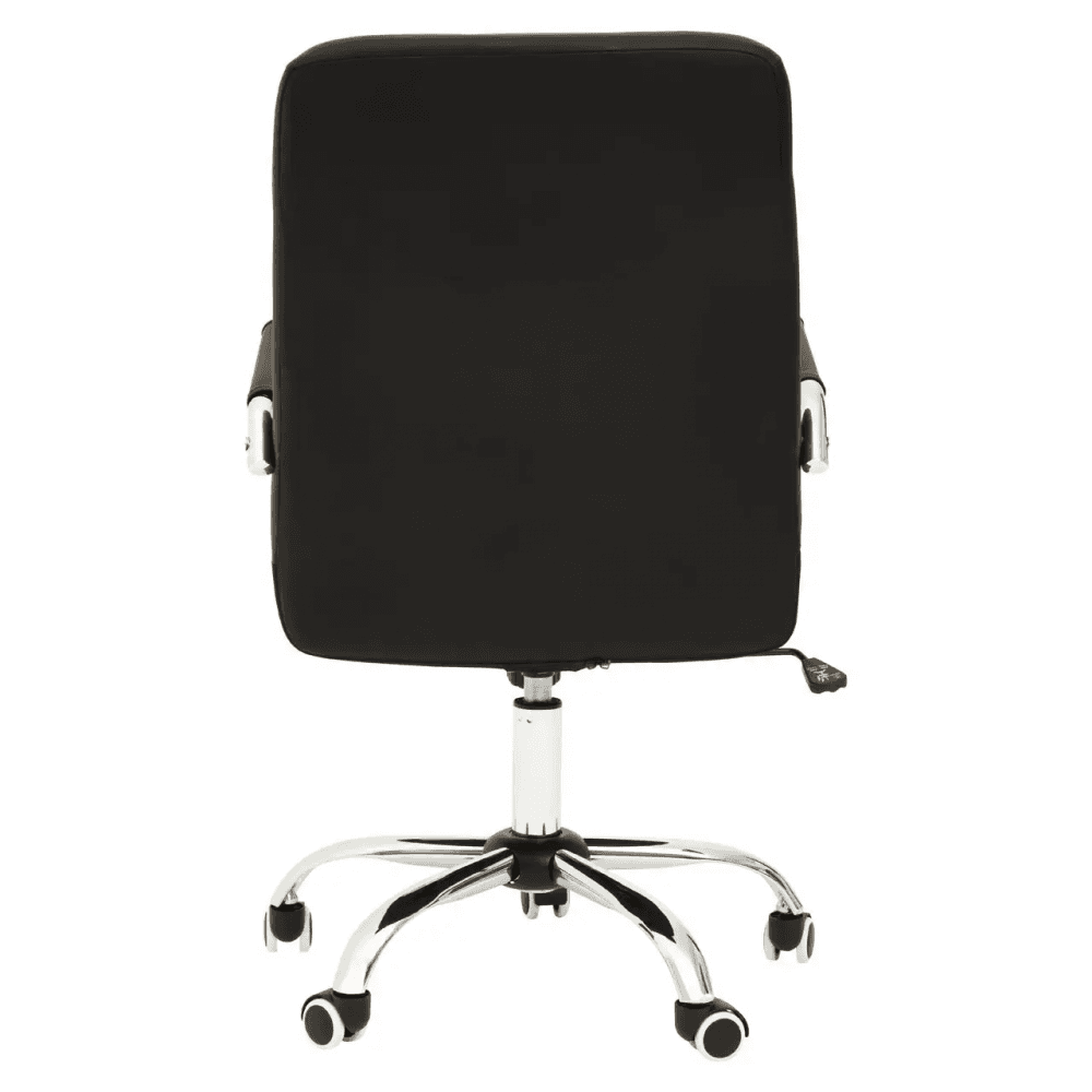 Metro Black Tufted Home Office Chair