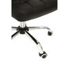Metro Black Tufted Home Office Chair