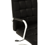 Metro Black Tufted Home Office Chair