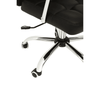 Metro Black Tufted Home Office Chair