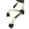 Metro Grey Leather Effect Home Office Chair