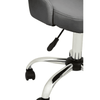 Metro Grey Leather Effect Home Office Chair