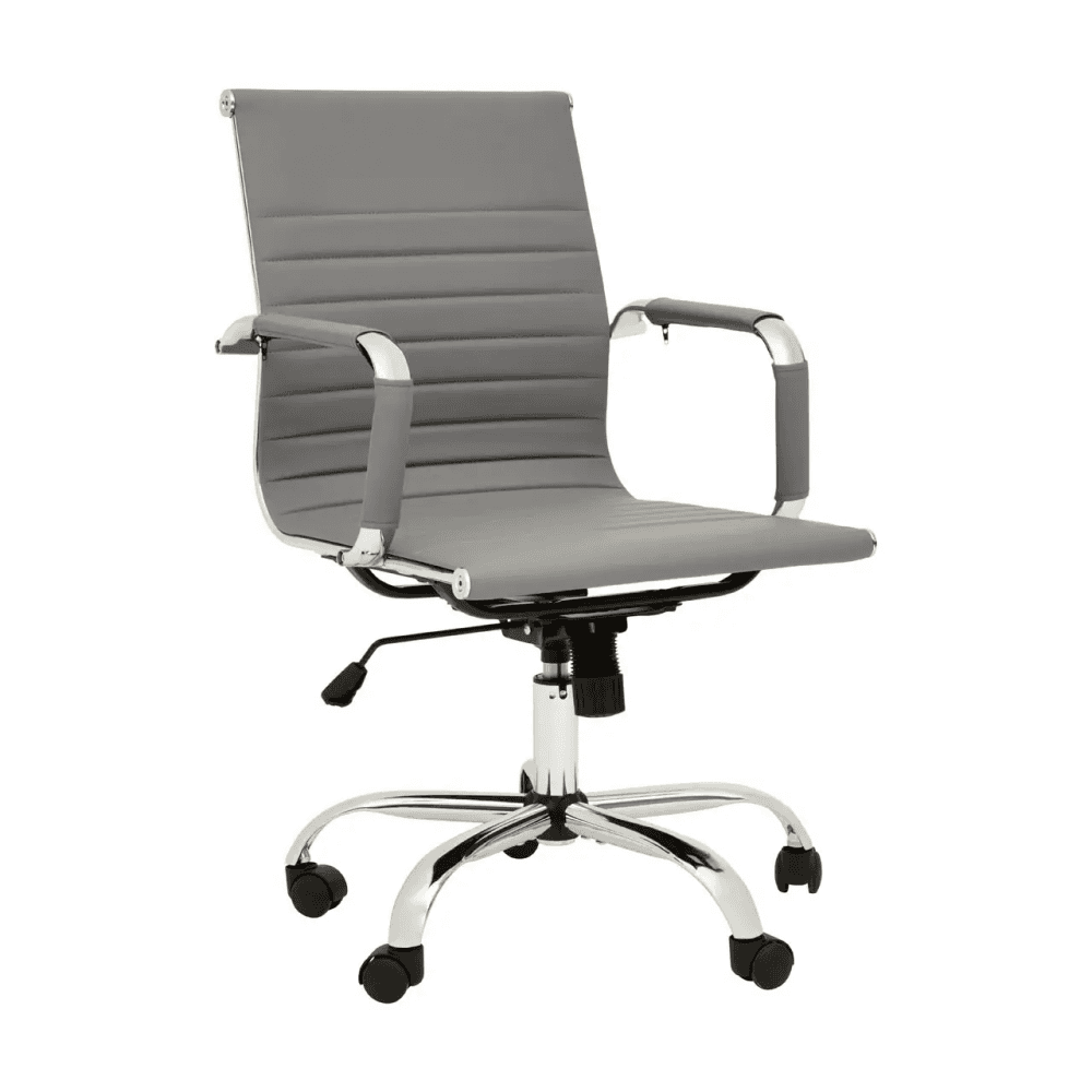 Metro Grey Low Back Home Office Chair