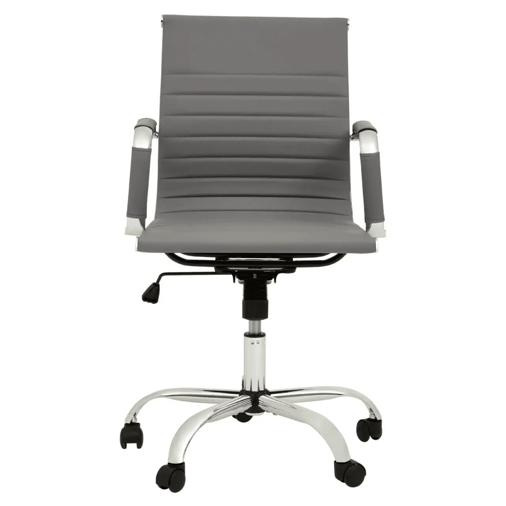 Metro Grey Low Back Home Office Chair