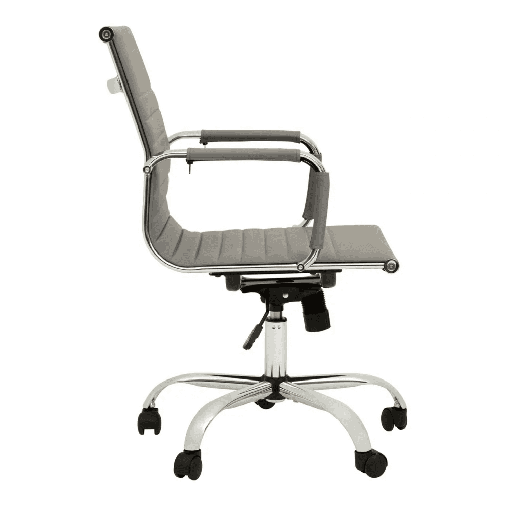 Metro Grey Low Back Home Office Chair