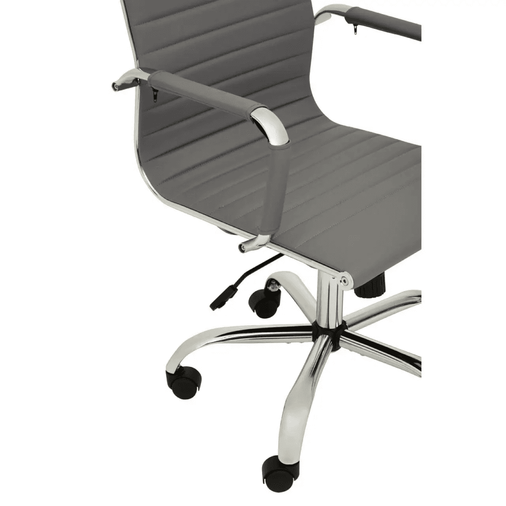Metro Grey Low Back Home Office Chair
