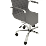 Metro Grey Low Back Home Office Chair