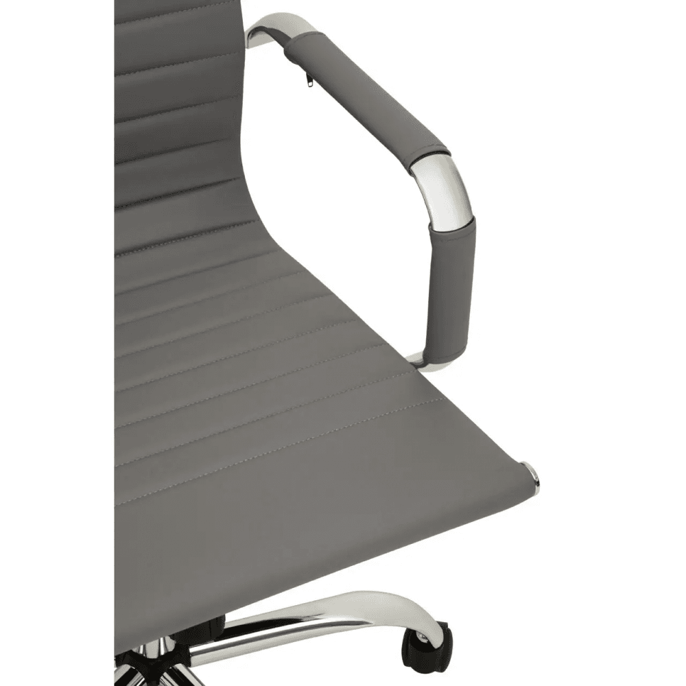 Metro Grey Low Back Home Office Chair