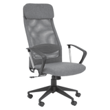 Metro Grey Mesh And Fabric Home Office Chair