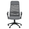 Metro Grey Mesh And Fabric Home Office Chair