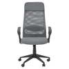 Metro Grey Mesh And Fabric Home Office Chair