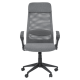 Metro Grey Mesh And Fabric Home Office Chair