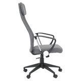 Metro Grey Mesh And Fabric Home Office Chair