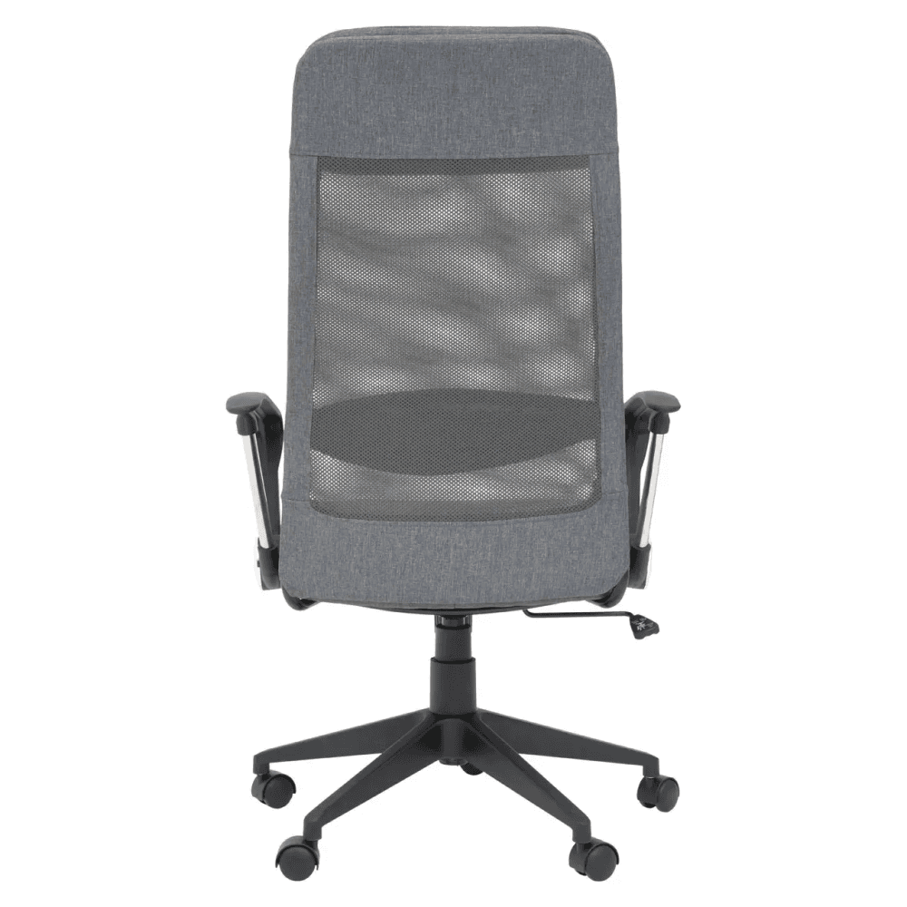 Metro Grey Mesh And Fabric Home Office Chair