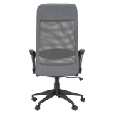 Metro Grey Mesh And Fabric Home Office Chair