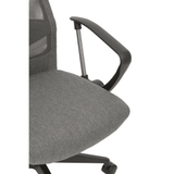 Metro Grey Mesh And Fabric Home Office Chair