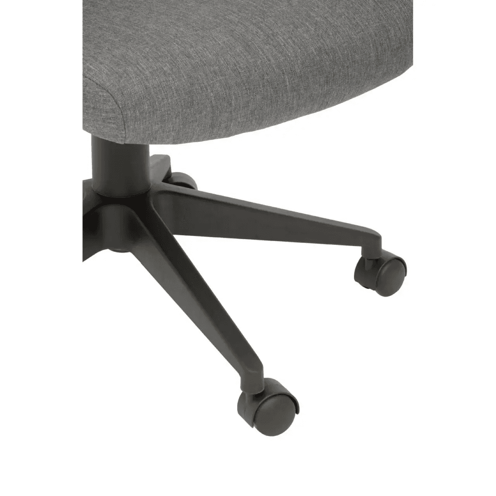 Metro Grey Mesh And Fabric Home Office Chair