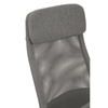 Metro Grey Mesh And Fabric Home Office Chair
