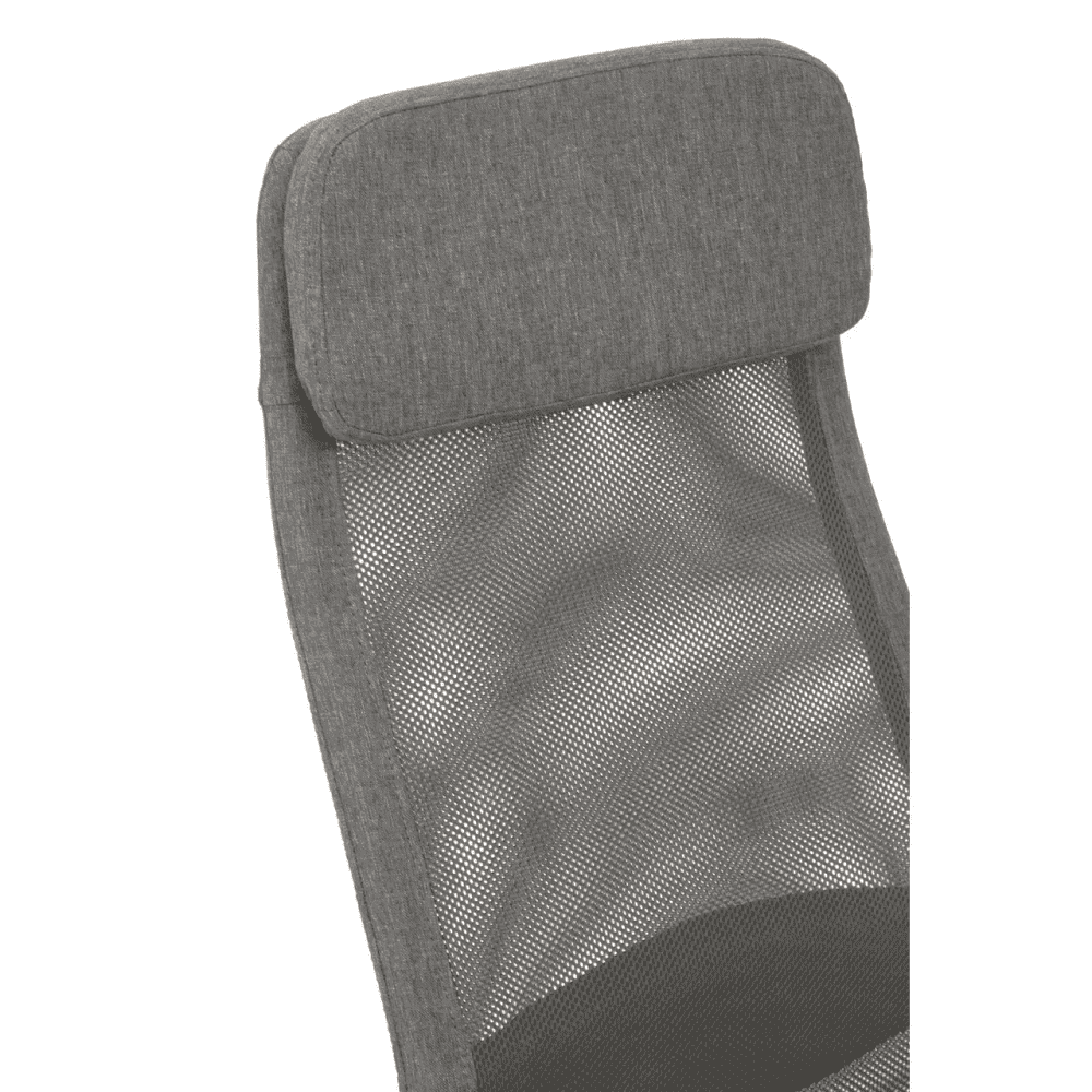 Metro Grey Mesh And Fabric Home Office Chair