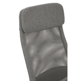 Metro Grey Mesh And Fabric Home Office Chair