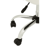 Metro Off White Leather Effect Home Office Chair