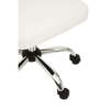 Metro Off White Leather Effect Home Office Chair