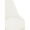 Metro Off White Leather Effect Home Office Chair