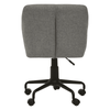 Metro Tufted Grey And Black Home Office Chair
