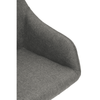 Metro Tufted Grey And Black Home Office Chair