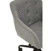 Metro Tufted Grey And Black Home Office Chair
