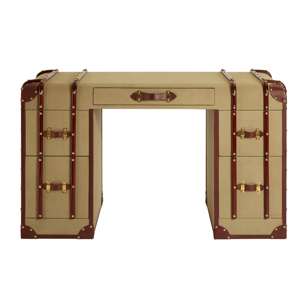 Columbia Leather Trim Desk