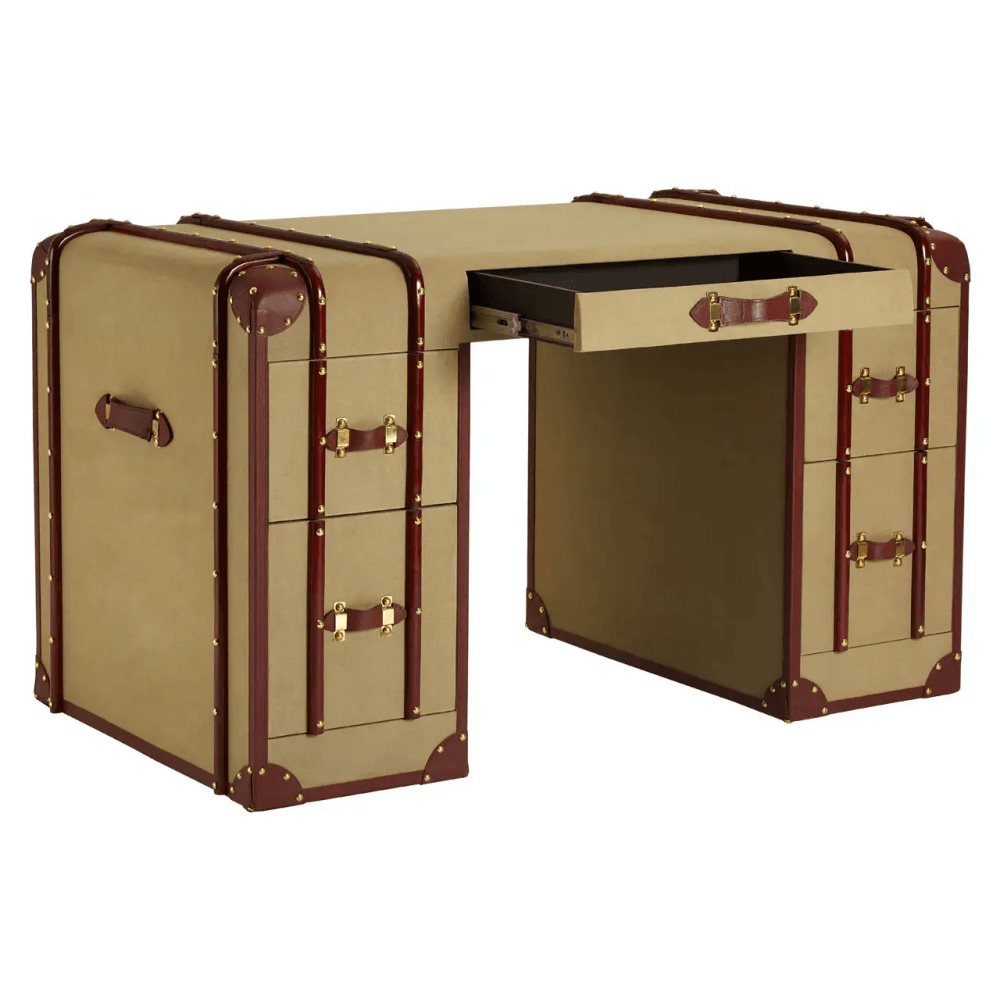 Columbia Leather Trim Desk