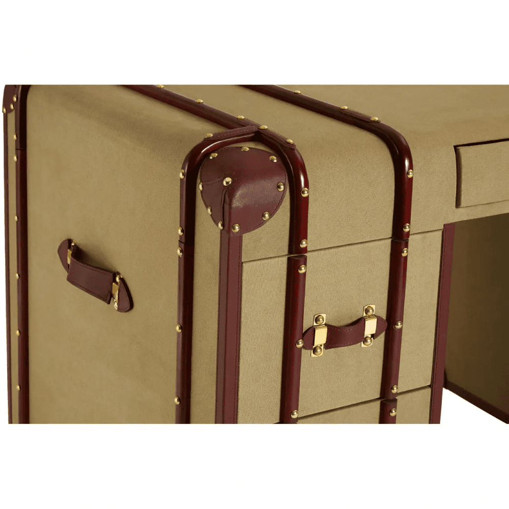 Columbia Leather Trim Desk