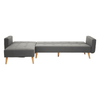 Mason Hagen Grey Large Corner Sofa Bed