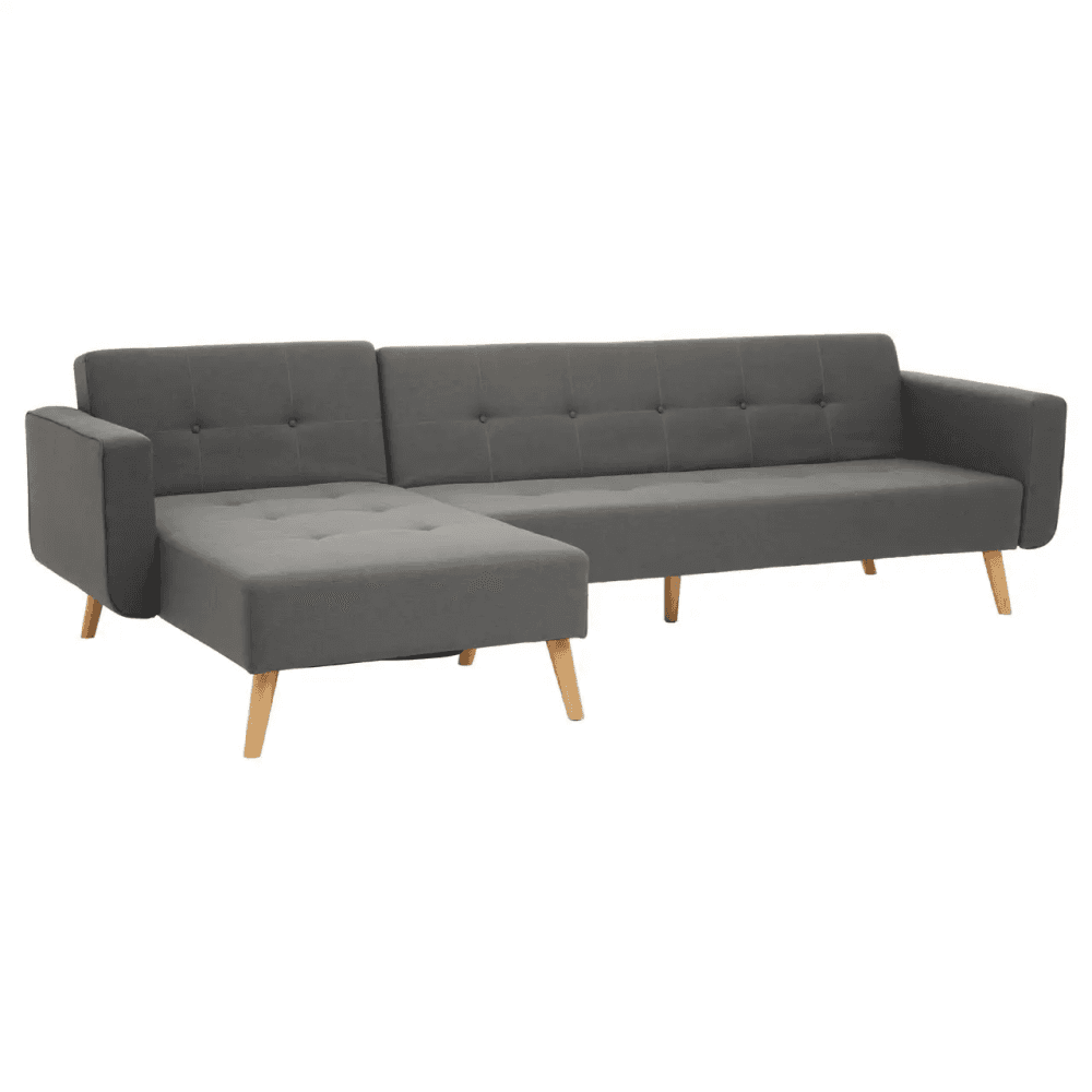 Mason Hagen Grey Large Corner Sofa Bed
