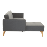 Mason Hagen Grey Large Corner Sofa Bed