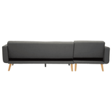 Mason Hagen Grey Large Corner Sofa Bed