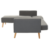 Mason Hagen Grey Large Corner Sofa Bed