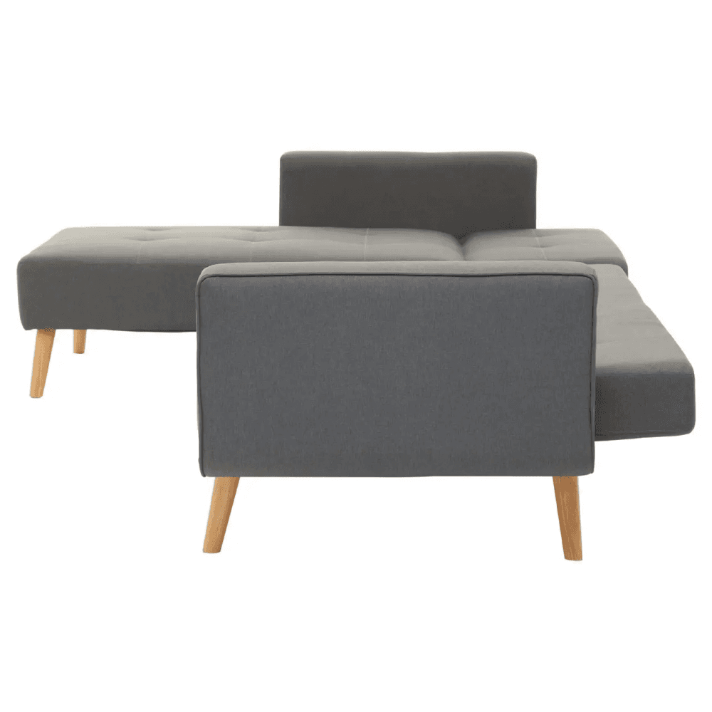 Mason Hagen Grey Large Corner Sofa Bed