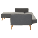 Mason Hagen Grey Large Corner Sofa Bed