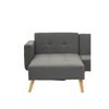 Mason Hagen Grey Large Corner Sofa Bed