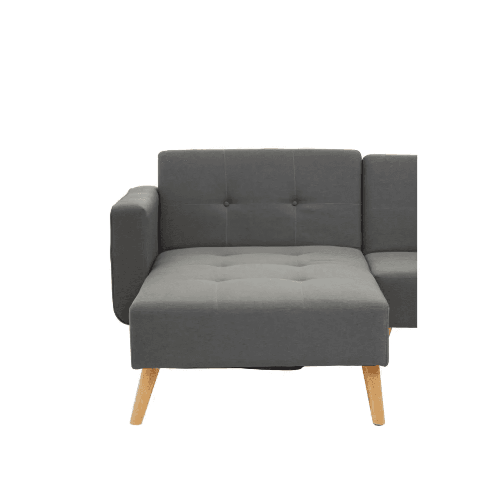 Mason Hagen Grey Large Corner Sofa Bed