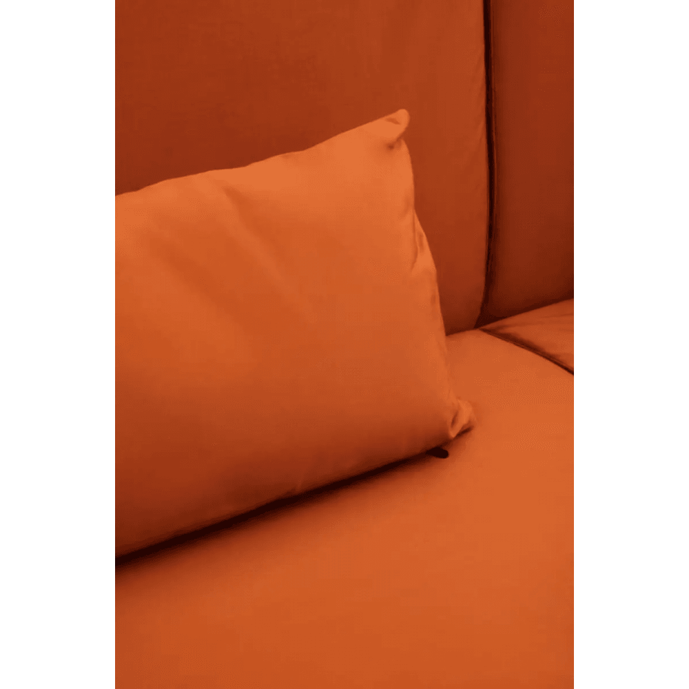 Sydney Burnt Orange Velvet Sofa Bed