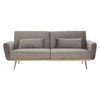Sydney Grey Velvet Sofa Bed