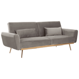 Sydney Grey Velvet Sofa Bed