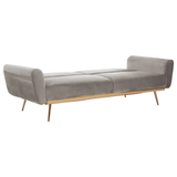 Sydney Grey Velvet Sofa Bed