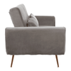 Sydney Grey Velvet Sofa Bed